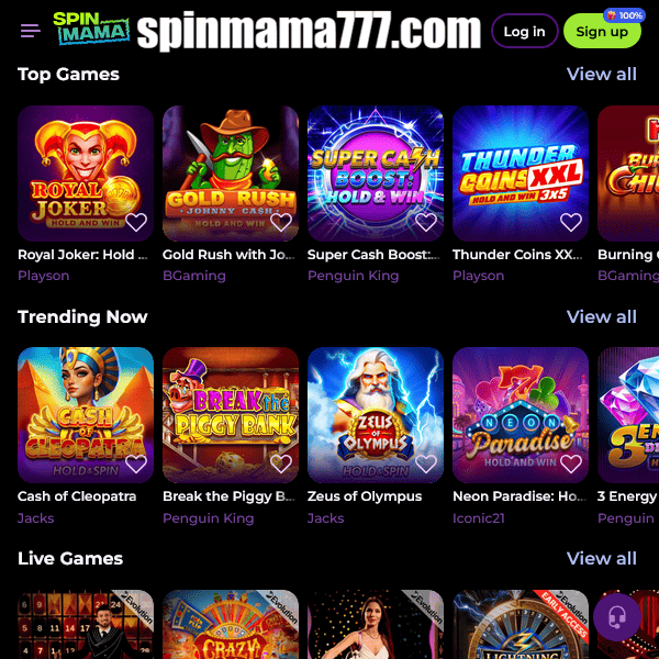Spinmama - Twoje ulubione kasyno online